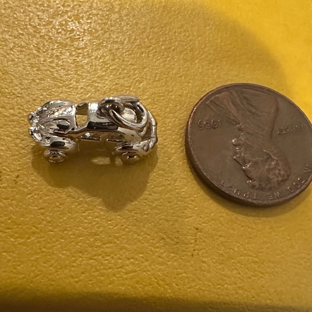 Genuine Sterling Silver 925 3D Car
Automobile Pendant or Charm
